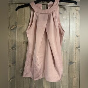 Pink Sleeveless Blouse